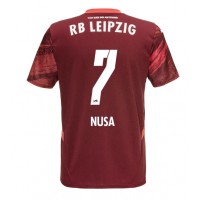 Camiseta RB Leipzig Antonio Nusa #7 Visitante Equipación 2024-25 manga corta